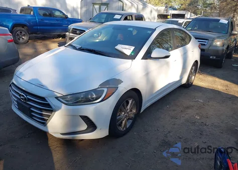 2018 Hyundai Elantra Sel из США, поврежденный, VIN 5NPD84LF1JH217370